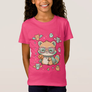 T-Shirt Raton laveur Kawaii Halloween : Vibes Mignonnes et
