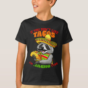 T-shirt Raton laveur mexicain cinco de mayo drôle mignon m
