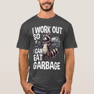 T-shirt Raton laveur salle de sport musculation Je fais de