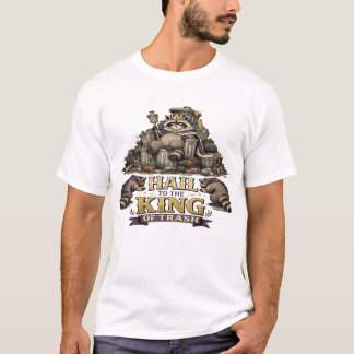 T-shirt Raton laveur vintage roi des déchets humour faune