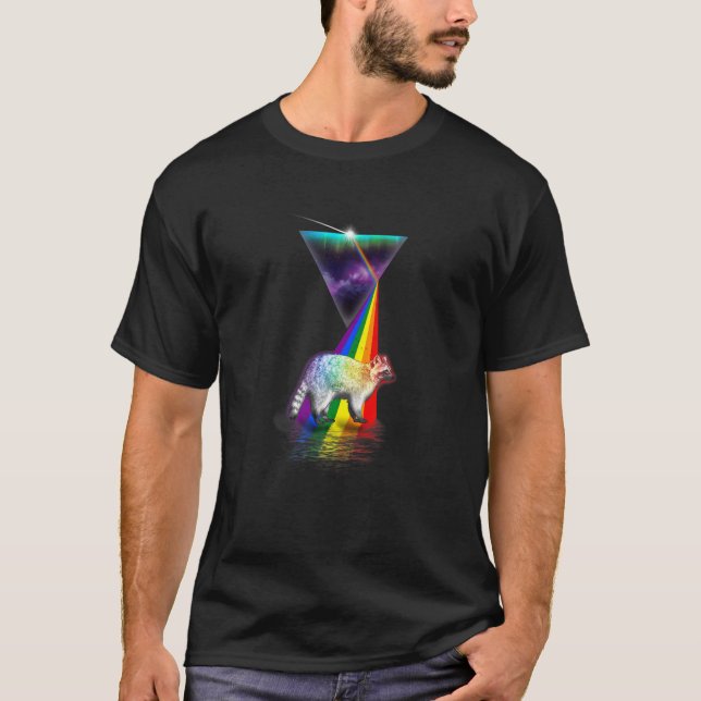 T-shirt Raton vintage Retro Prism (Devant)