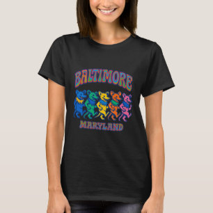 T-shirt Rats dansants Ltimore Maryland Plage Fierté arc-en