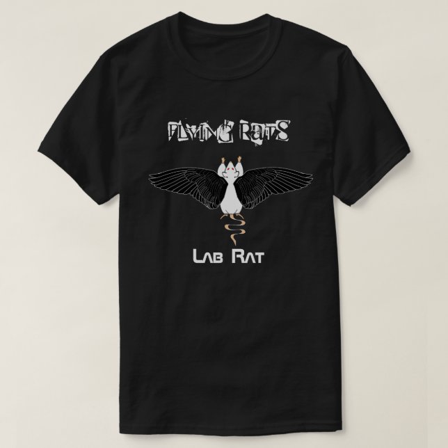 T-shirt Rats de vol (édition de rat de laboratoire) (Design devant)