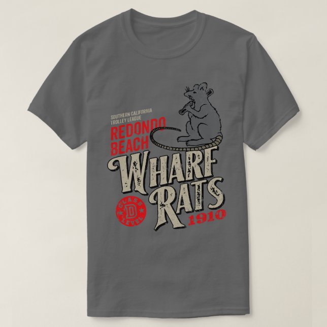 T-shirt Rats du quai de Redondo Beach (Design devant)