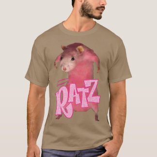 T-shirt Ratz Pink Long Meme Funny Mouse Costume Ugly Chris