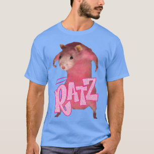 T-shirt Ratz Rose Long Mème Drôle Costume Souris Fausse Ch