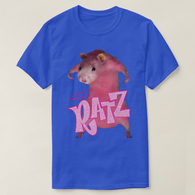 T-shirt Ratz Rose Long Mème Drôle Costume Souris Fausse Ch (Design devant)