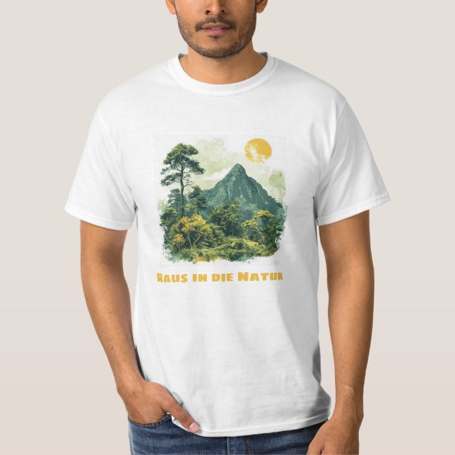 T-shirt Raus in die Natur (Devant)