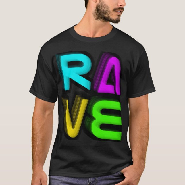 T-SHIRT RAVE 3D (Devant)