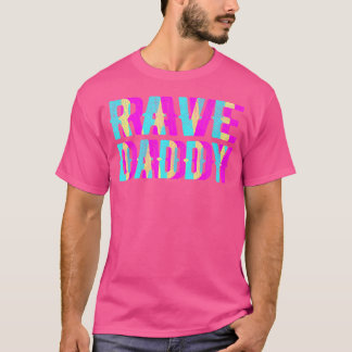 T-shirt Rave Daddy Edm Music Festival Père Illus optique
