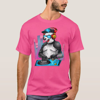 T-shirt Rave Dj Tee - shirts Cute Panda Shirt Edm Rave Shi