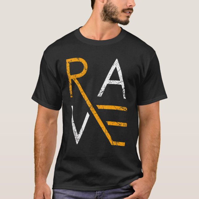 T-shirt Rave Techno Music Techno Party Raver (Devant)