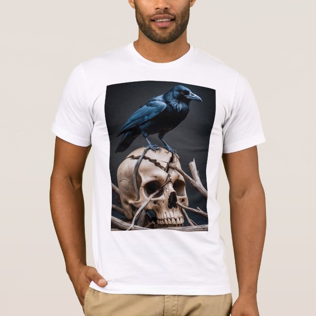 T-shirt Raven’s Rest Skeleton Reverie (Devant)