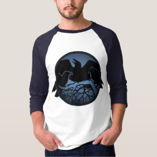 T-shirt Raven Shirts Raven Cool Crow Bird Jersey