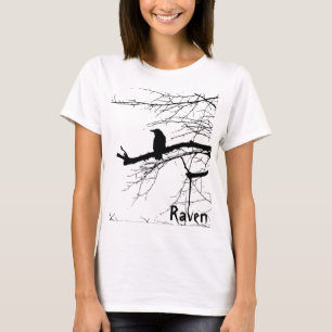 T-shirt Raven sur l'arbre