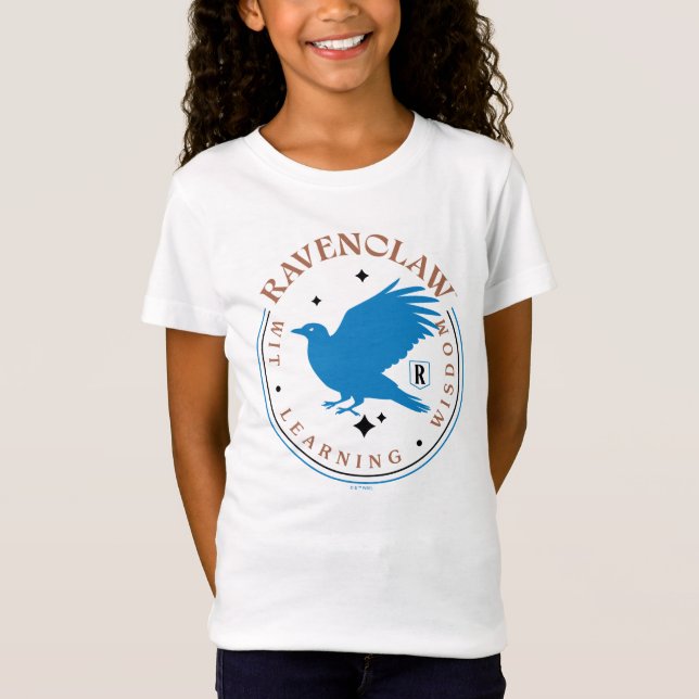 T-Shirt RAVENCLAW™ Blue Eagle House Pride Badge (Devant)