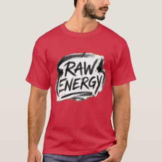 T-shirt Raw Energy Handwritten Logo Tee