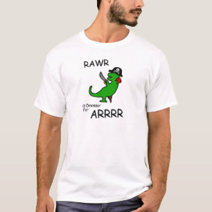 T-shirt RAWR est dinosaure pour ARRR (le dinosaure de