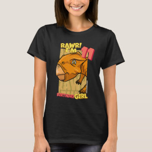 T-shirt Rawr I'm 11 Birthday Girls 11th Birthday Dino Lep