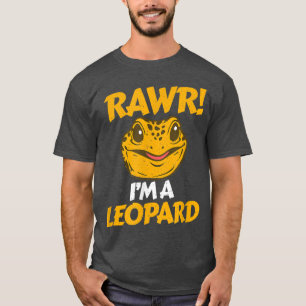 T-shirt Rawr je suis un gecko léopardard mignon vintage ka