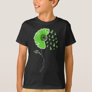 T-shirt Rayon de tournesol vert du guerrier de la maladie