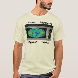 T-shirt Rayonnement de fond cosmique de micro-onde