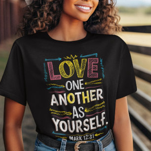 T-shirt Rayonner l'amour, embrasser l'unité