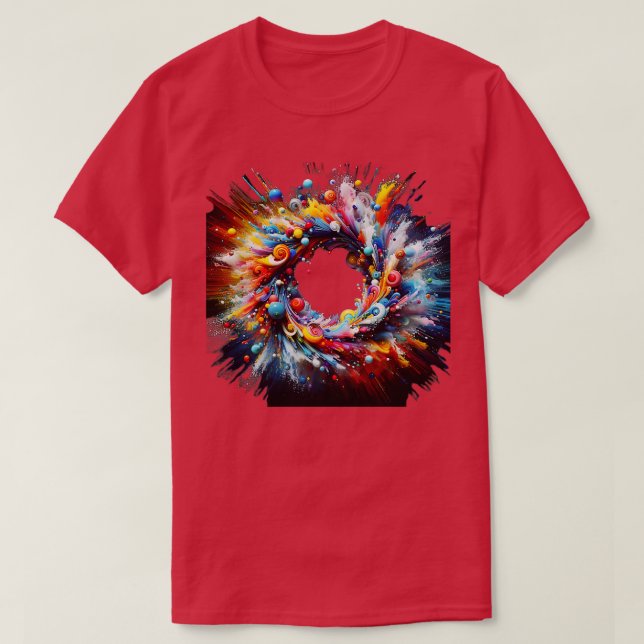 T-shirt Rayons solaires du système solaire Starlit (Design devant)