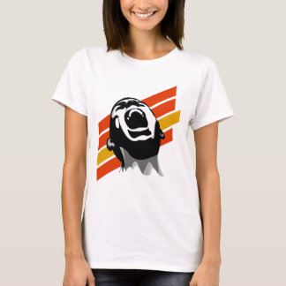 T-shirt Rayures de cri perçant