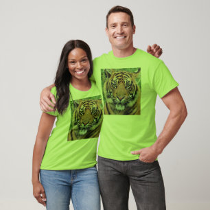 T-shirt Rayures de Tigre Safari Jungle Chat Animal