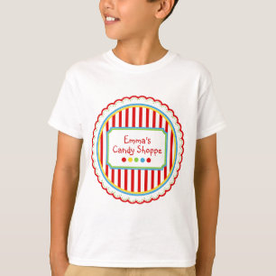 T-shirt Rayures douces de cirque de sucrerie