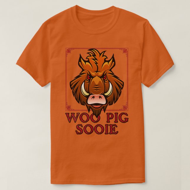 T-shirt Razorback encadré (Design devant)