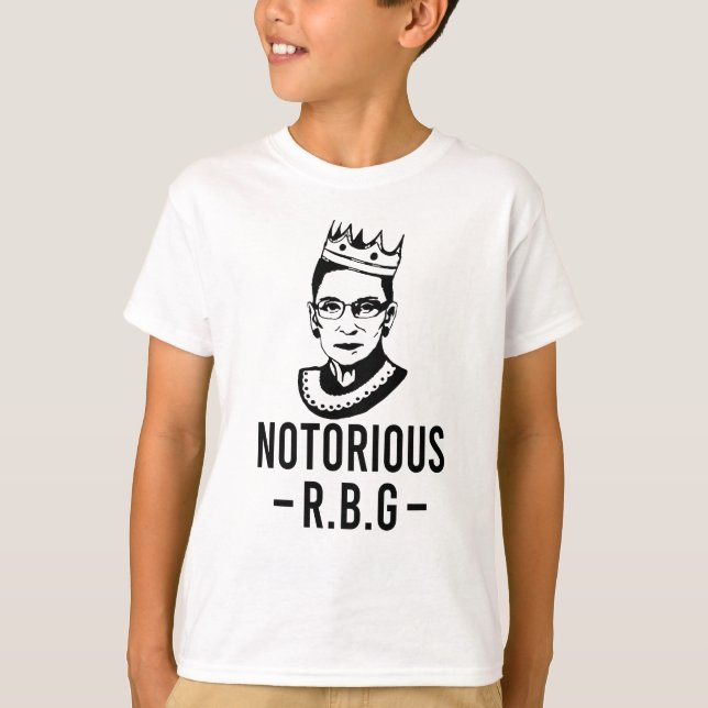 T-shirt RBG célèbre, Ruth Bader Ginsburg (Devant)