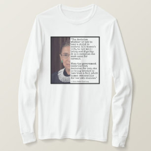T-shirt RBG décision de porter des enfants citer