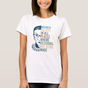 T-shirt RBG - Les Femmes Appartiennent À Tous Les Endroits