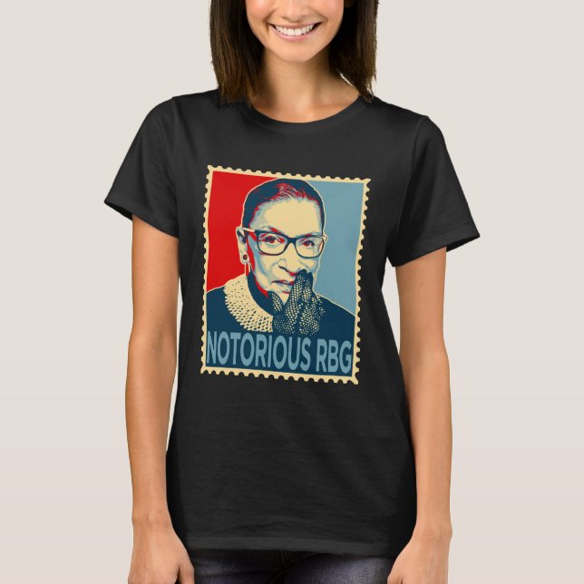 T-shirt RBG notoire Ruth Bader Ginsburg (Devant)