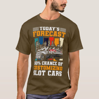 T-shirt RC Contrôle à distance Racing slot voiture course 