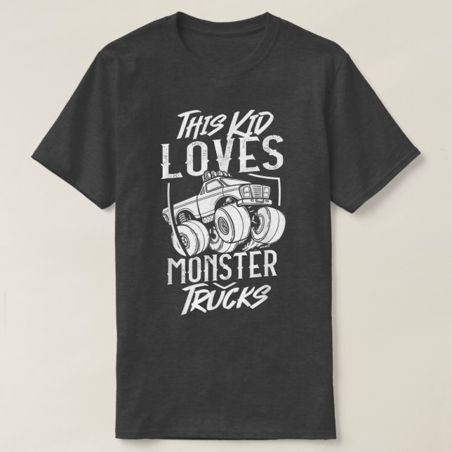 T-shirt Rc Monster Camion Télécommande Car2370 (Design devant)