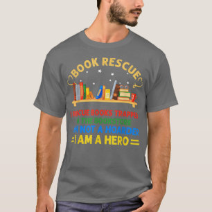 T-shirt RD Book Secourt Literary Bookworm Book Lovers Men 