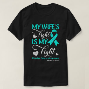 T-shirt RD Chemise personnalisée pour le cancer de l'ovair