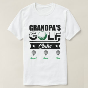 T-shirt RD Club de golf personnalisé de grand-père