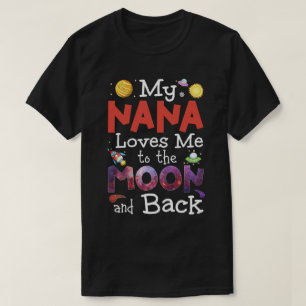 T-shirt RD Kids Nana M'Aime À La Lune & Bébé Dos 