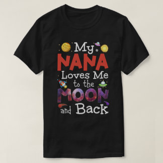 T-shirt RD Kids Nana M'Aime À La Lune & Bébé Dos 