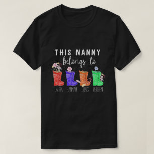 T-shirt RD Nanny Personnalisée Appartient À, Cadeaux Grand