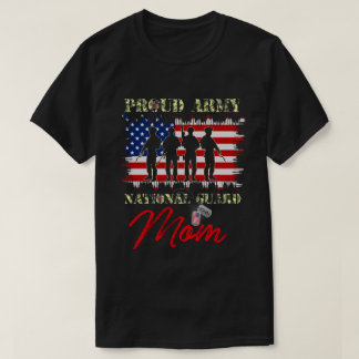T-shirt RD Personnalisé Fier Armée mère de la Garde nation
