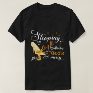 T-shirt RD Retour à mon 64e anniversaire avec la grâce de 