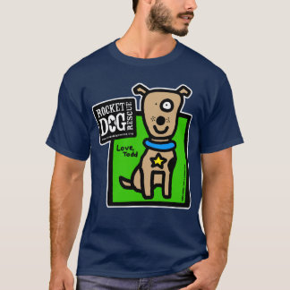 T-shirt RDR - Parr de Todd (chien brun)