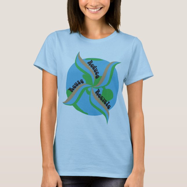 T-shirt Re-duce-utilisation-cycle (Devant)