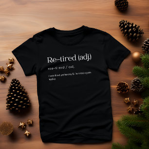 T-shirt Re-fatigué, j'étais fatigué hier et je suis fatigu
