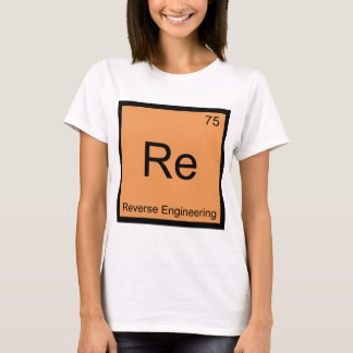 T-shirt Re - Ingénierie inverse Symbole d'élément chimique